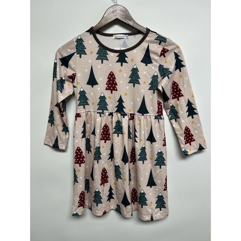 New Christmas Trees‎ A-Line Dress Size 10 Retro Comfy Holiday Winter